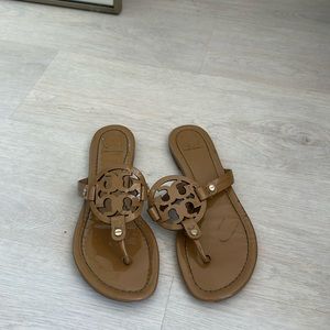 Tory Burch Nude Patent Sandal